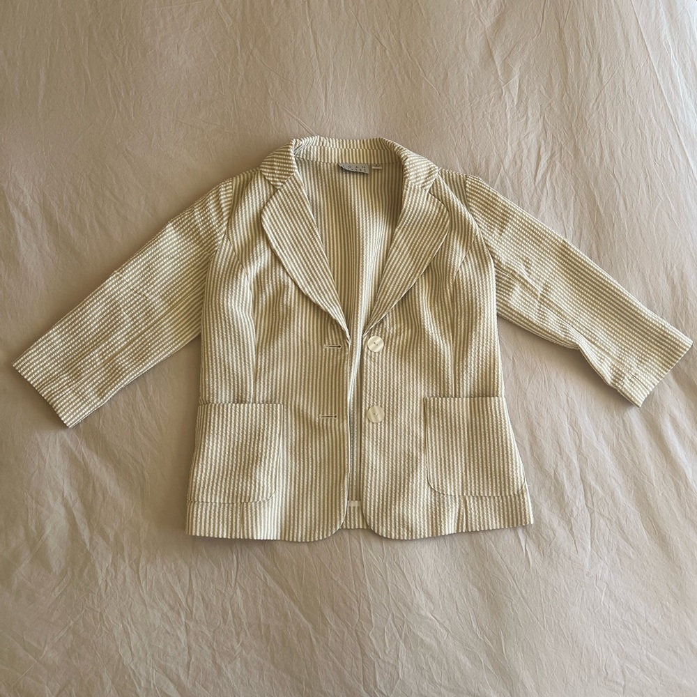 Joan Rivers Pinstripe Blazer